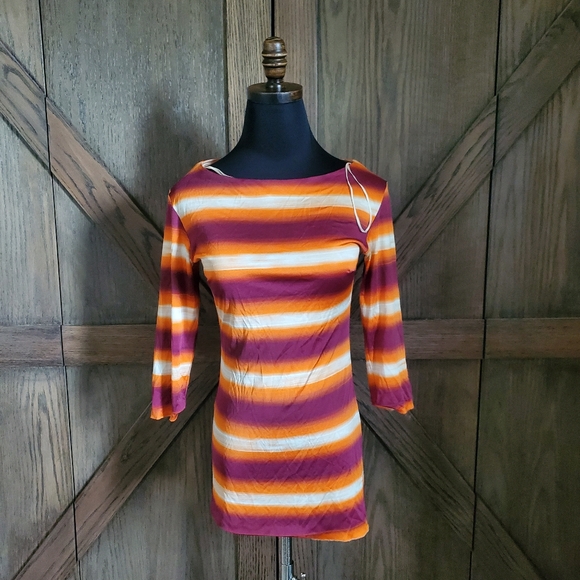 Prada Tops - Prada Multicolor Striped Blouse